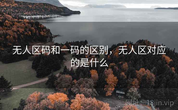 无人区码和一码的区别，无人区对应的是什么