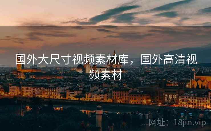 国外大尺寸视频素材库，国外高清视频素材